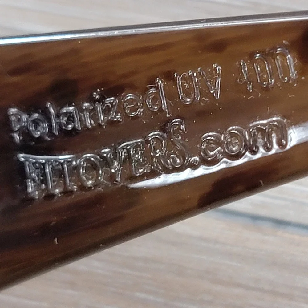 Jonathan Paul Fitovers Aurora AU003 Brown Tortoise Polarized Sunglasses UV 400